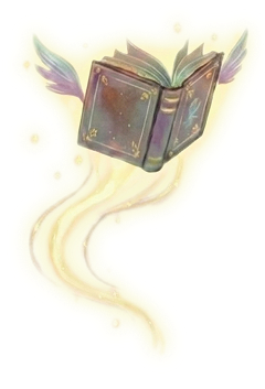 精靈樂園魔法書道具漂浮動畫